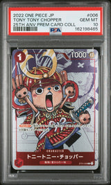 PSA 10 GEM MINT One Piece 2022 Tony Tony Chopper ST01-006 Parallel 25th ANV.
