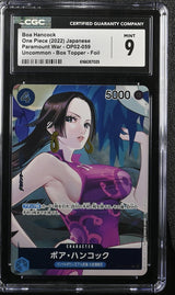 CGC 9 MINT JAPANESE ONE PIECE 2022 Boa Hancock OP02-059 Paramount War Box