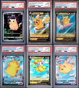 SET 6 PSA 10 GEM Japanese Pokemon Complete  PIKACHU VMAX 001/028 020-024/028 S8a