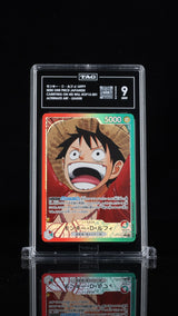 TAG 9 MINT JAPANESE ONE PIECE 2025 Monkey D Luffy OP13-001 Carrying on His
