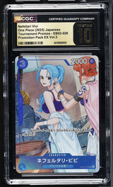 CGC 10 PRISTINE JAPANESE ONE PIECE 2025 Nefeltari Vivi EB02-026 PROMOTION Vol.3