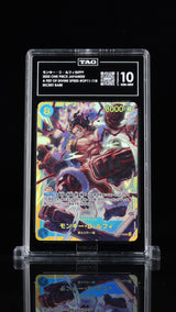 TAG 10 GEM MINT Japanese One Piece 2025 Monkey Luffy OP11-118 Fist Divine