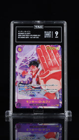 TAG 9 MINT Japanese One Piece 2025 Monkey D Luffy EB02-061 SEC Alternate Art