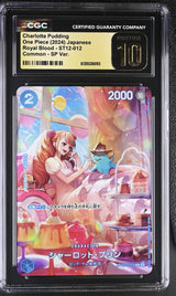 CGC 10 PRISTINE JAPANESE ONE PIECE 2024 CHARLOTTE PUDDING ST12-012 SAR