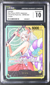 CGC 10 GEM MINT One Piece 2025 YAMATO OP06-022 LECAFIG Pack-Ins