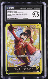 CGC 9.5 MINT+ Japanese One Piece 2026 Monkey D. Luffy ST29-001 Starter Deck