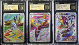SET 3 CGC 10 PRISTINE JAPANESE Pokemon Frigibax Arctibax Baxcalibur 077/071 SV2P