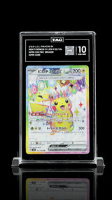 TAG 10 GEM MINT Japanese Pokemon 2024 Pikachu ex 122/106 SV8