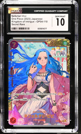 CGC 10 GEM MINT Japanese One Piece 2023 Nefertari  Vivi OP04-118 Kingdoms of SEC