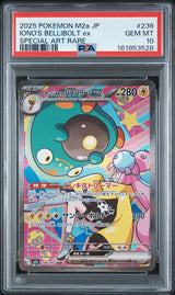 PSA 10 GEM MINT JAPANESE POKEMON 2025 IONO'S BELLIBOLT 236/193 MEGA DREAM EX M2a