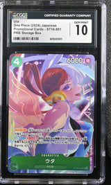 CGC 10 GEM MINT Japanese One Piece 2024 UTA ST16-001 THE BEST Storage Box