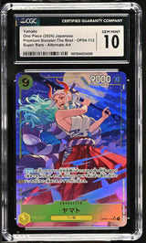 CGC 10 GEM MINT Japanese One Piece 2024 YAMATO OP04-112 PRB-01 ALT ART