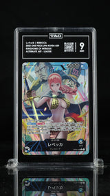TAG 9 MINT JAPANESE ONE PIECE 2023 REBECCA OP04-039 ALTERNATE ART