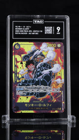 TAG 9 MINT Japanese One Piece 2024 Monkey D Luffy OP10-118 Parallel Royal Blood