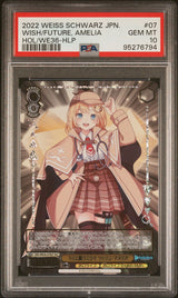 PSA 10 GEM MINT JAPANESE WEISS SCHWARZ 2022 Amelia Watson HOL/WE36-07HLP