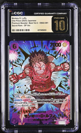 CGC 10 PRISTINE Japanese One Piece 2025 Monkey D. Luffy EB02-061 PPB02