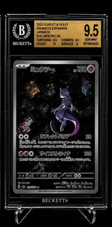 BGS 9.5 MINT+ JAPANESE POKEMON 2023 MEWTWO 183/165 POKEMON 151 ART RARE SV2a