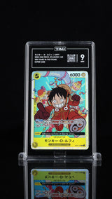 TAG 9 MINT Japanese ONE PIECE 2024 Monkey D. Luffy OP07-109 500 Years SR