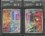 SET 2 TAG 9 MINT Japanese Pokemon Deerling 073/071 Sawsbuck 074/071 AR sv5M