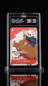 TAG 10 GEM MINT One Piece 2023 MONKEY D. LUFFY P-001 PROMOTIONAL CARDS