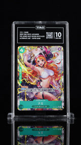 TAG 10 GEM MINT One Piece 2025 Nami OP14-031 The Azure Sea's Seven ALT ART