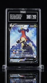 TAG 10 GEM MINT JAPANESE POKEMON 2022 GARCHOMP V 084/067 BATTLE REGION S9a