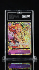 TAG 10 GEM MINT Japanese One Piece 2025 NAMI PRB02-012 ALTERNATE ART