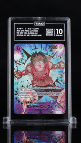 TAG 10 GEM MINT Japanese One Piece 2025 Monkey D. Luffy EB02-061 PPB02