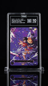 TAG 10 GEM MINT JAPANESE ONE PIECE 2025 Monkey D. Luffy OP09-119 Carrying
