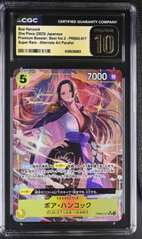 CGC 10 PRISTINE JAPANESE ONE PIECE 2025 Boa Hancock PRB02-017 Best Vol.2