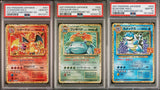 SET3 PSA 10 MT JAPANESE Pokemon Charizard Venusaur Blastoise 002 003 001/025 S8a