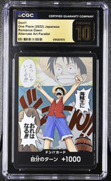 CGC 10 PRISTINE JAPANESE ONE PIECE 2022 DON!! CARD Alternate Art Parallel