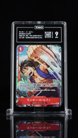 TAG 9 MINT Japanese One Piece 2025 Monkey Luffy OP14-013 Parallel The Azure