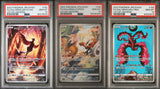 SET 3 PSA 10 Japanese Pokemon 182-190/172 Galarian Articuno Zapdos Moltres S12a