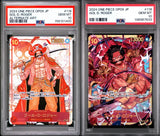 SET 2 PSA 10 GEM MINT Japanese One Piece 2024 Gol D. Roger OP09-118