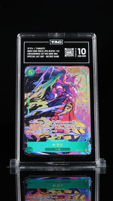 TAG 10 GEM MINT JAPANESE ONE PIECE 2023 YAMATO OP01-121 ALT ART ROMANCE DAWN