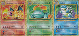 THAI Pokemon Card SET 3 Charizard Venusaur Blastoise 002/025 003/025 001/025 S8a