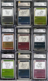 SET 9 CGC 10 GEM MINT JAPANESE POKEMON 2023 YU NAGABA PROMO 062-070 067/SV-P