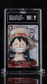 TAG 9 MINT One Piece 2023 Monkey D. Luffy P-001 Collection 25th Anniversary