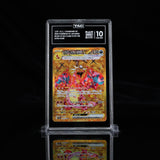 TAG 10 GEM MINT Japanese Pokemon 2023 Charizard ex 139/108 Ruler the Black Sv3