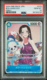 PSA 10 GEM MINT JAPANESE ONE PIECE 2024 Boa Hancock OP01-078 ROMANCE DAWN PRB01