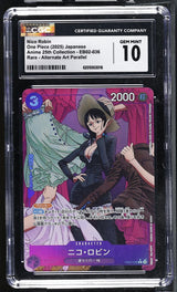 CGC 10 GEM MINT JAPANESE ONE PIECE 2025 Nico Robin EB02-036 Anime 25th Coll.