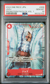 PSA 10 GEM MINT JAPANESE ONE PIECE 2024 JOZU OP02-008 PROMOTION VOL.1