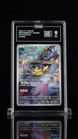 TAG 9 MINT JAPANESE POKEMON 2023 PIKACHU 173/165 POKEMON 151 ART RARE AR SV2a