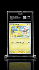 TAG 7.5 NEAR MINT JAPANESE POKEMON 2023 PIKACHU 120/SV-P GYM EVENT PROMO