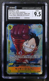 CGC 9.5 MINT+ Japanese Pokemon 2024 Monkey D. Luffy OP07-109 ALTERNATE ART