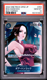 PSA 10 GEM MINT JAPANESE ONE PIECE 2022 Boa Hancock OP02-059 Paramount War Box