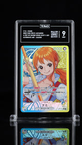 TAG 9 MINT Japanese One Piece 2025 NAMI OP11-041 ALTERNATE ART