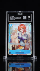 TAG 9 MINT Japanese One Piece 2024 NAMI OP09-050 ALTERNATE ART