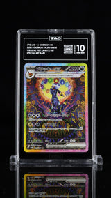 TAG 10 GEM MINT JAPANESE POKEMON 2024 UMBREON EX 217/187 TERASTAL EX SV8a